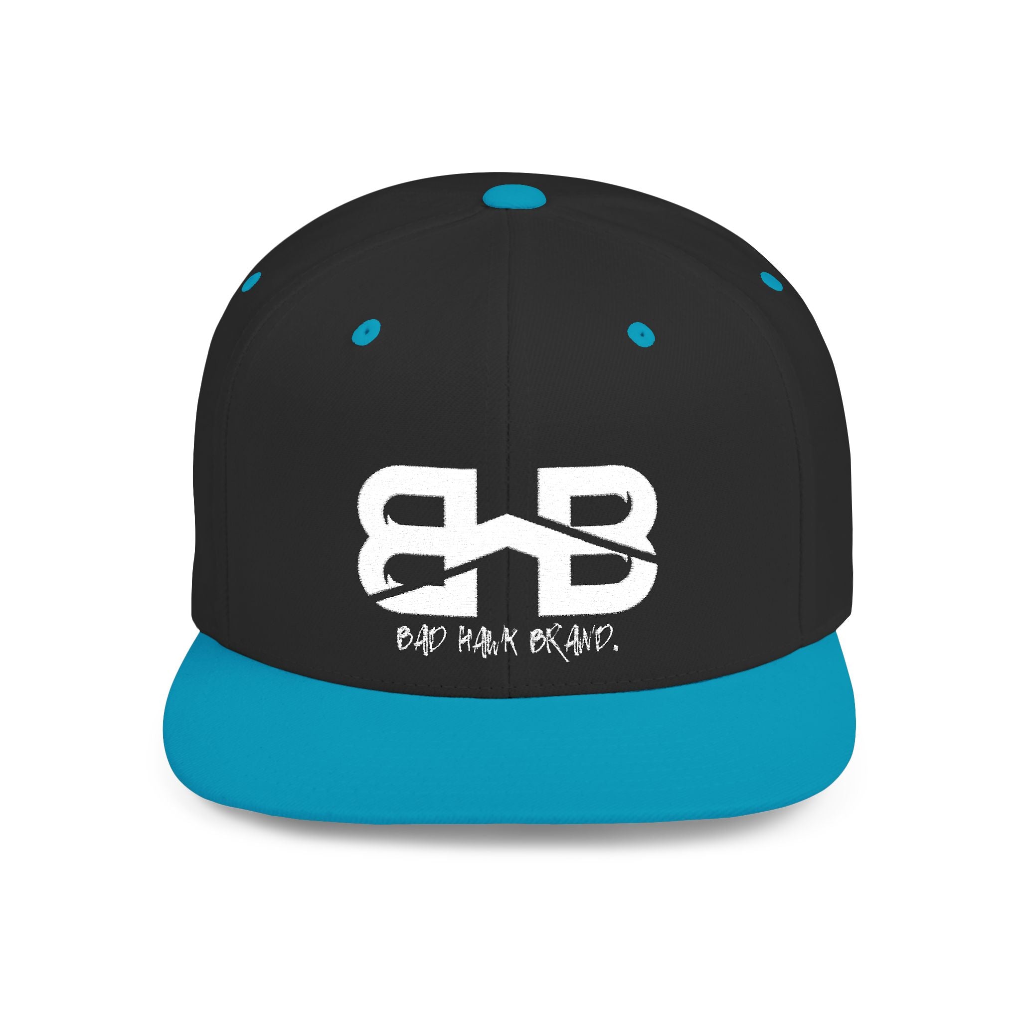 Flat Bill Snapback Hat with BHB logo - Urban Streetwear Cap