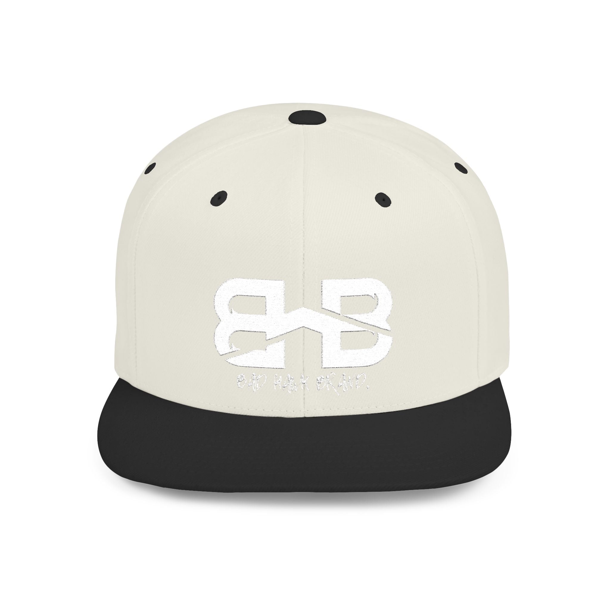 Flat Bill Snapback Hat with BHB logo - Urban Streetwear Cap