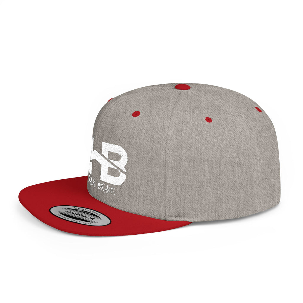 Flat Bill Snapback Hat with BHB logo - Urban Streetwear Cap