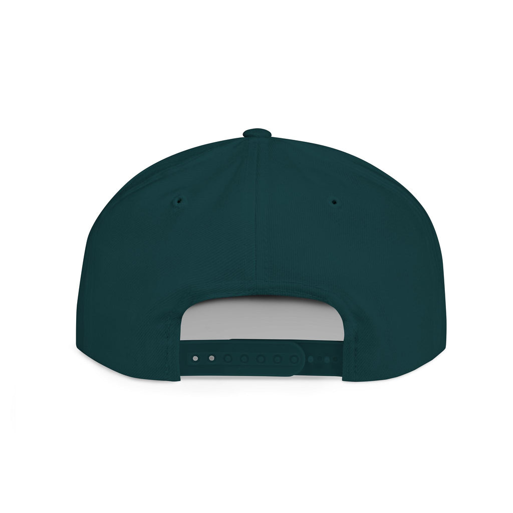 Flat Bill Snapback Hat with BHB logo - Urban Streetwear Cap