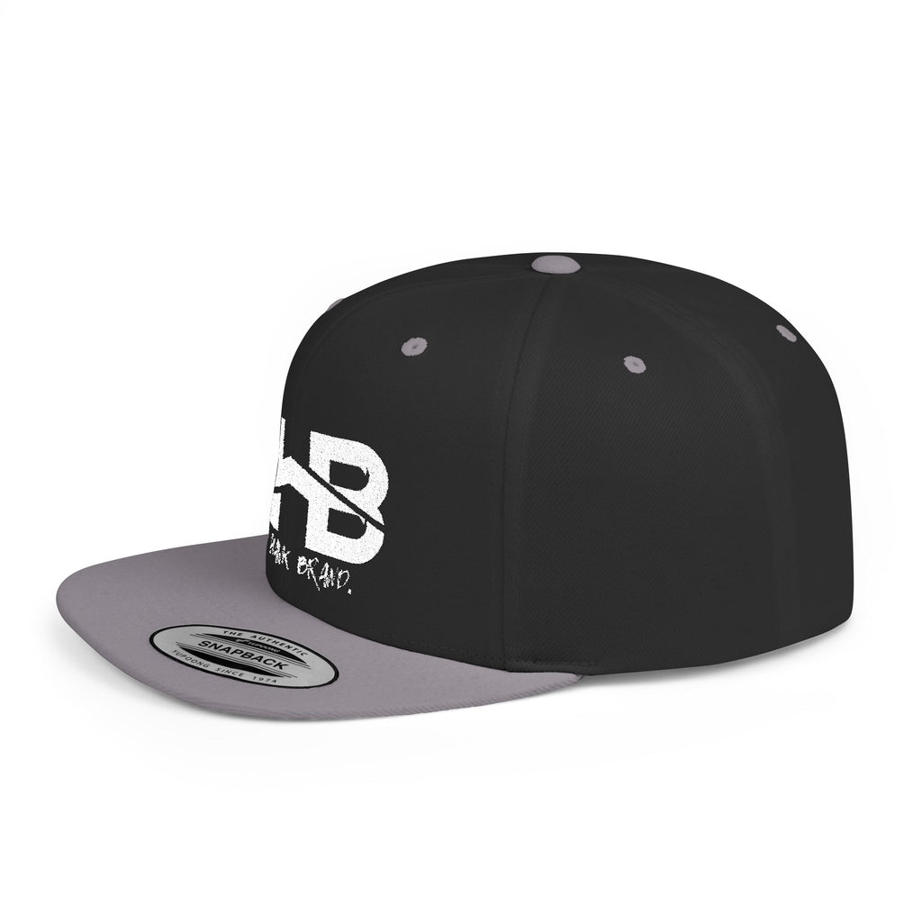 Flat Bill Snapback Hat with BHB logo - Urban Streetwear Cap