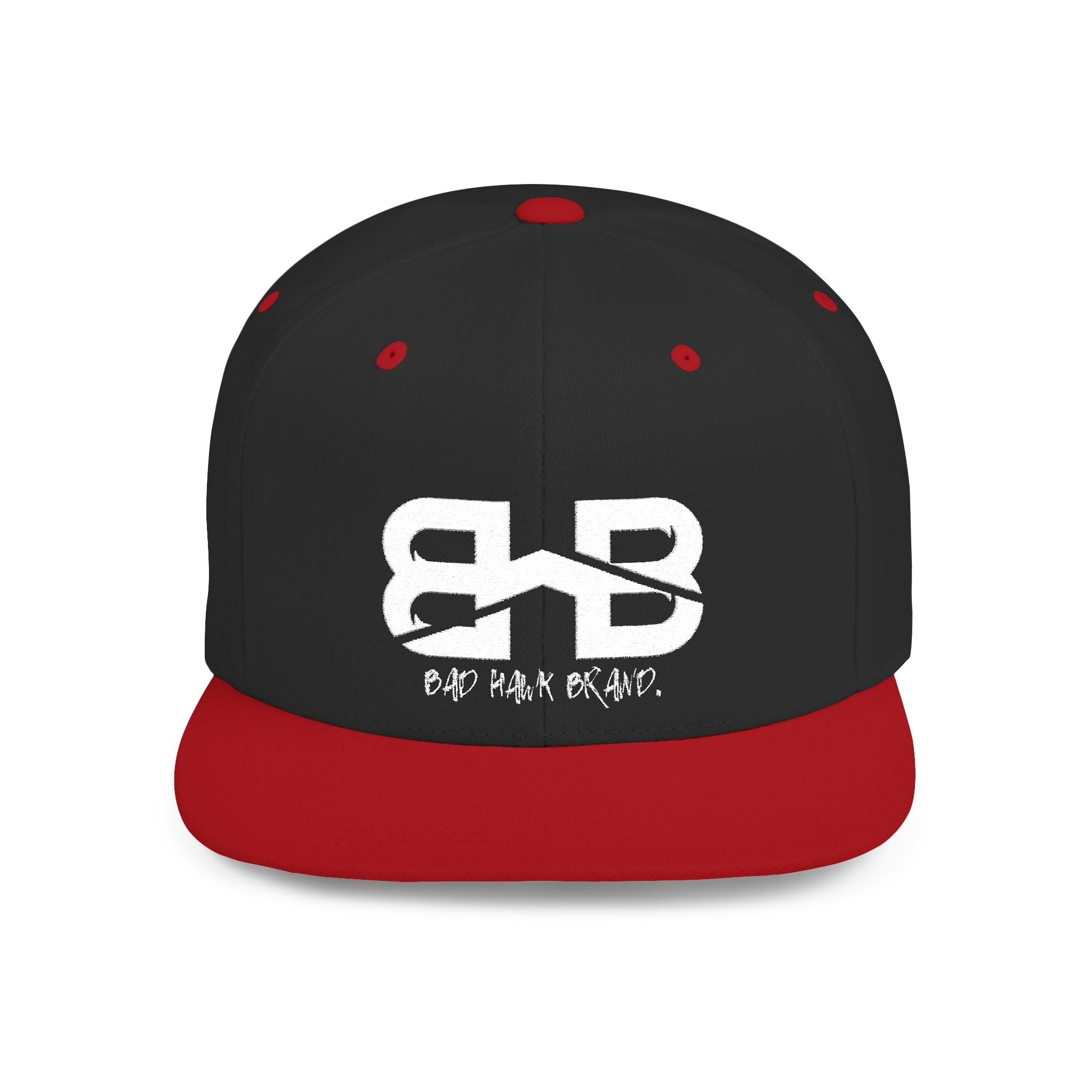 Flat Bill Snapback Hat with BHB logo - Urban Streetwear Cap