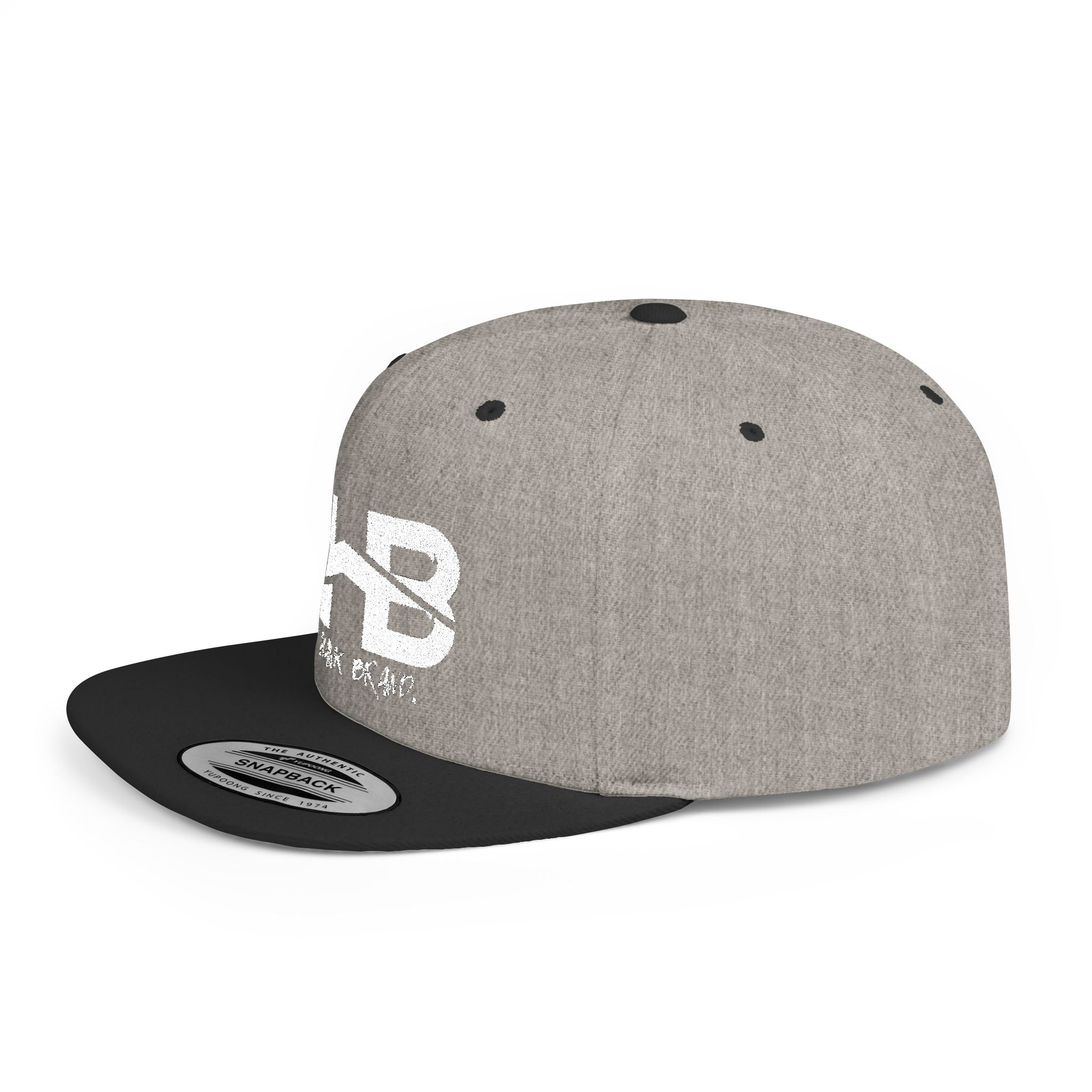 Flat Bill Snapback Hat with BHB logo - Urban Streetwear Cap