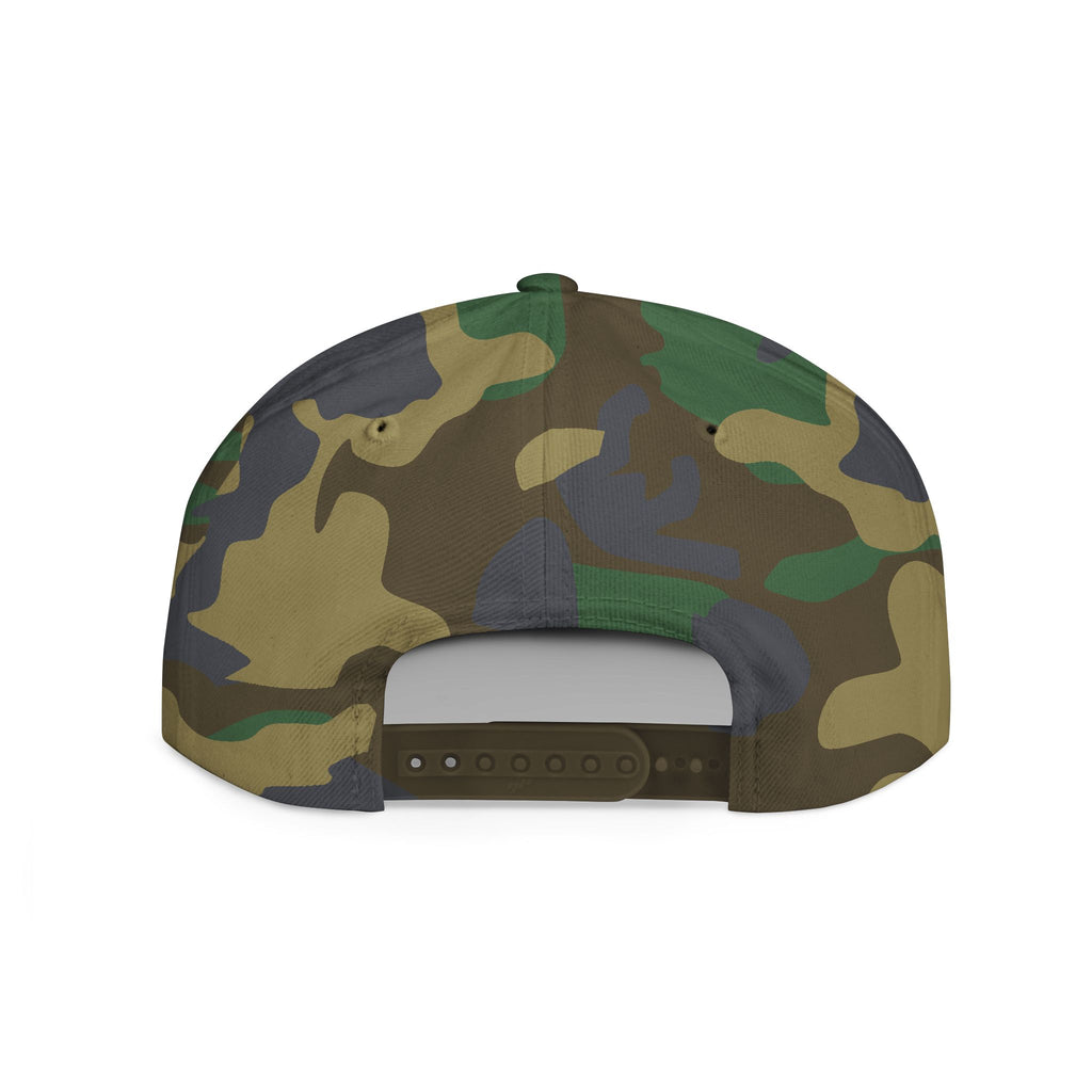 Flat Bill Snapback Hat with BHB logo - Urban Streetwear Cap