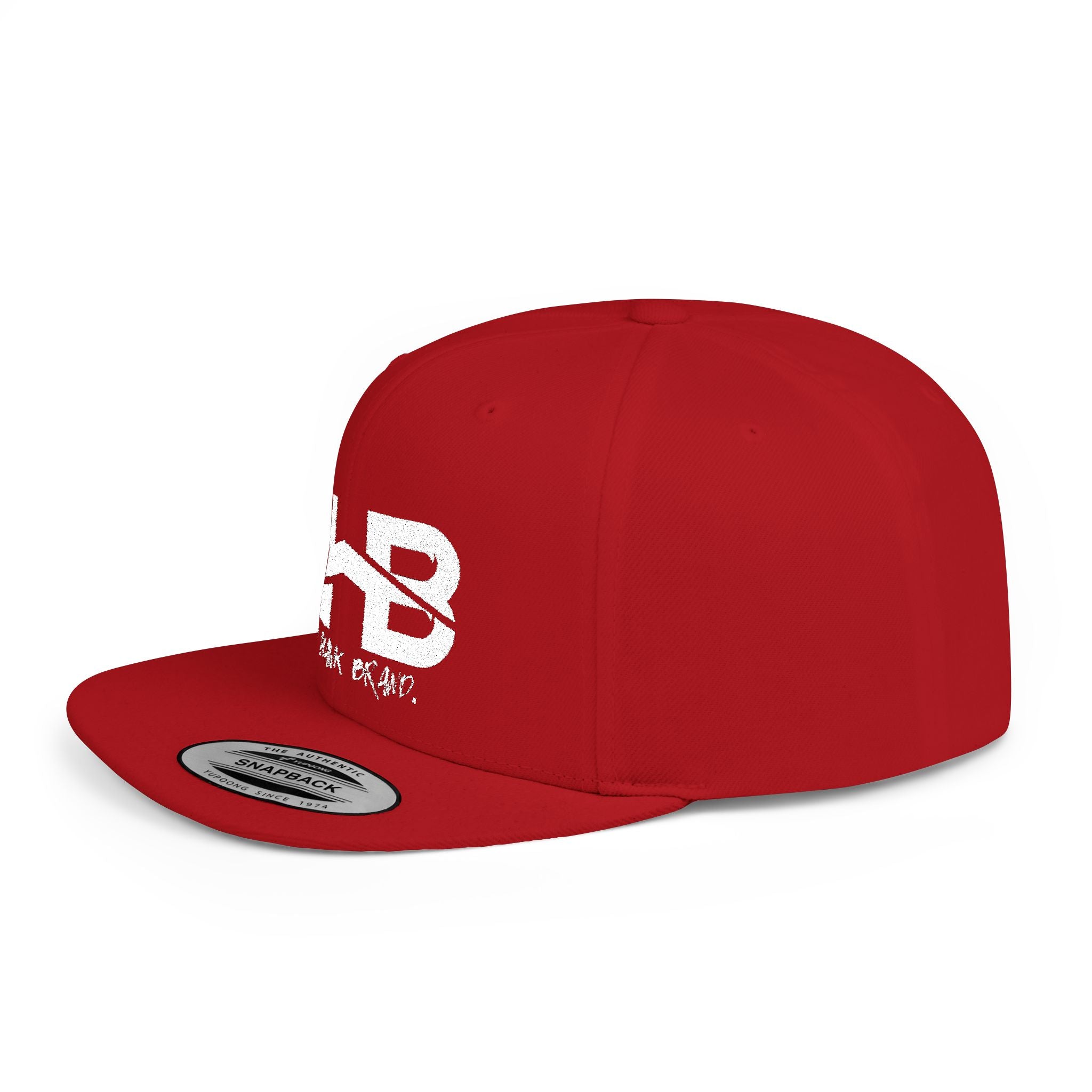 Flat Bill Snapback Hat with BHB logo - Urban Streetwear Cap