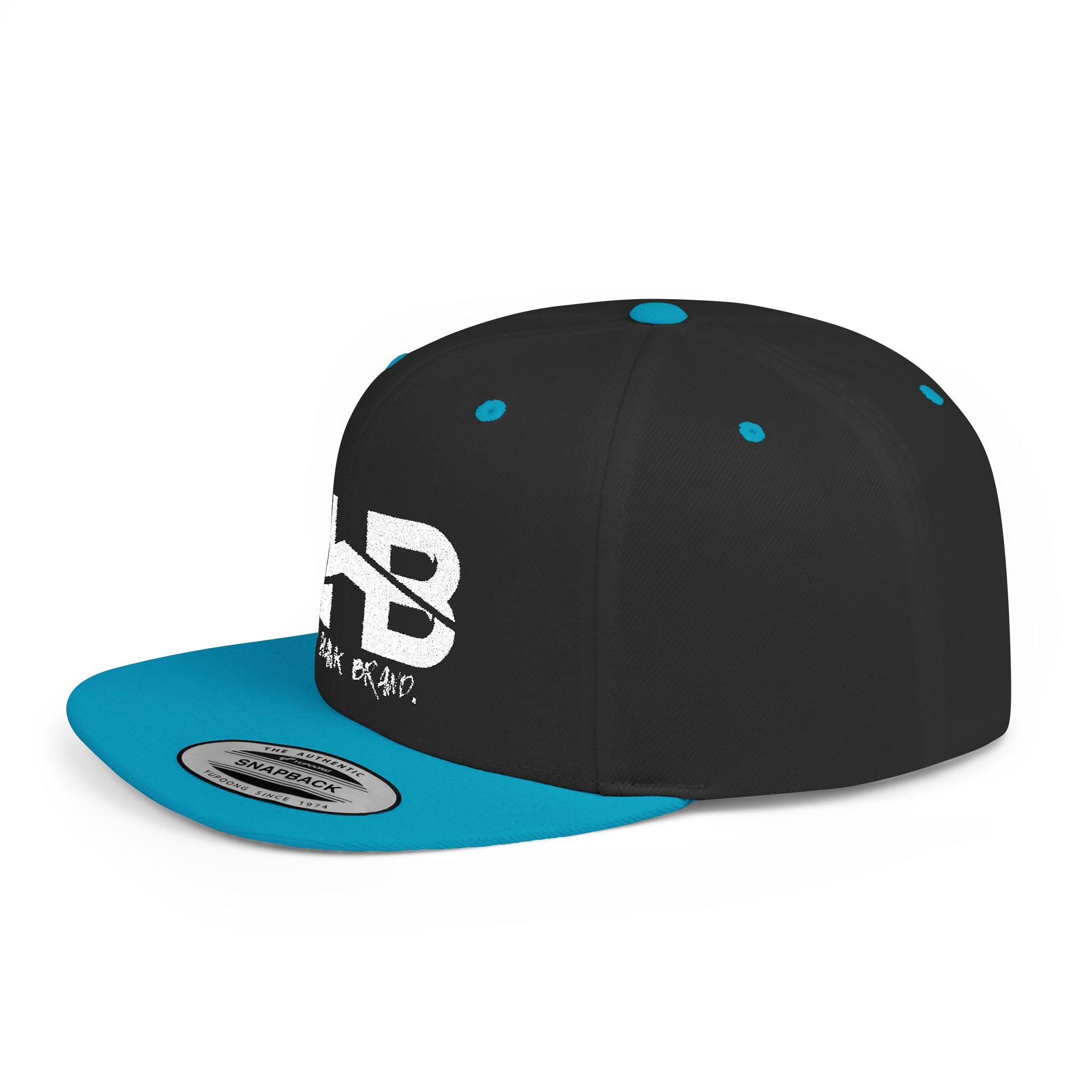 Flat Bill Snapback Hat with BHB logo - Urban Streetwear Cap