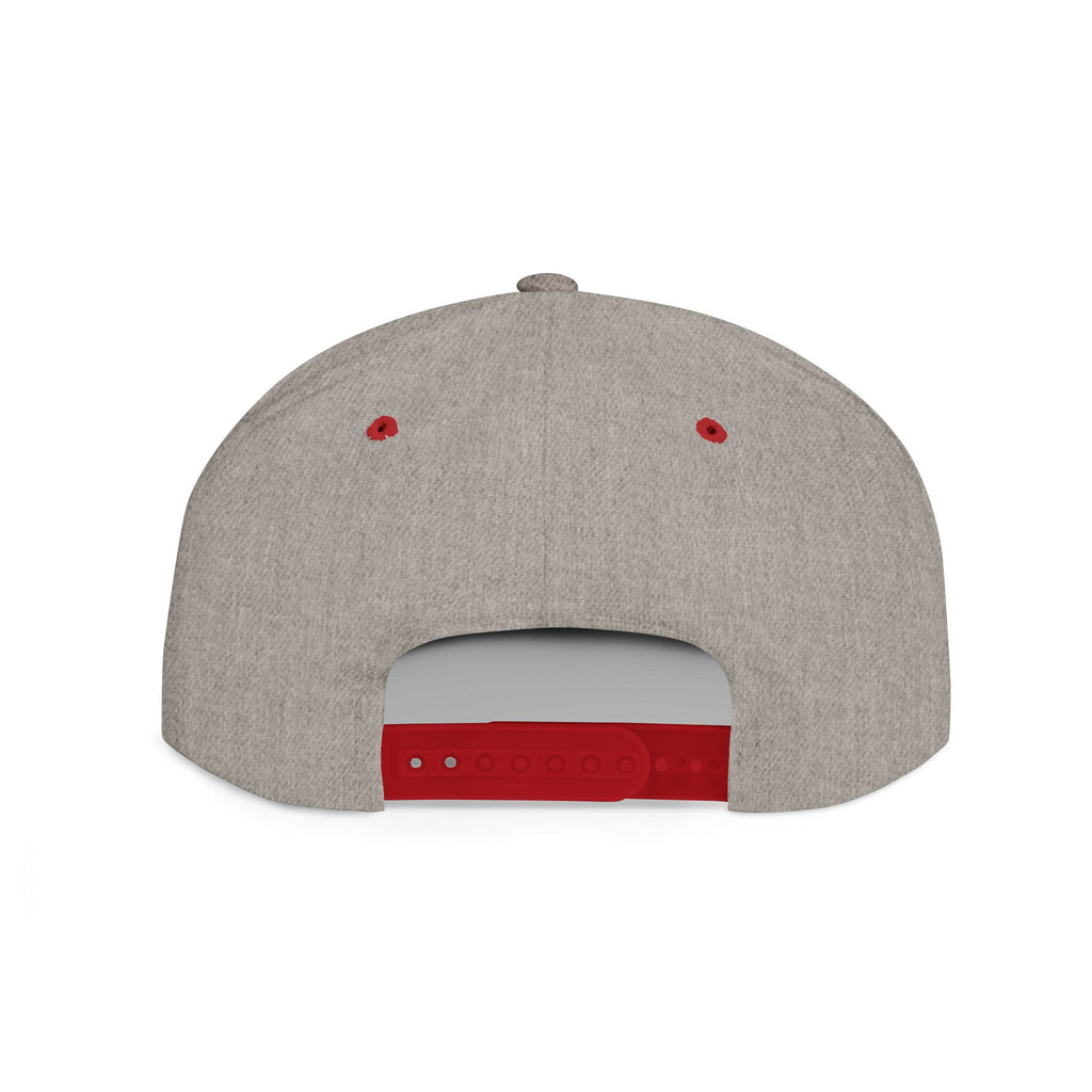 Flat Bill Snapback Hat with BHB logo - Urban Streetwear Cap