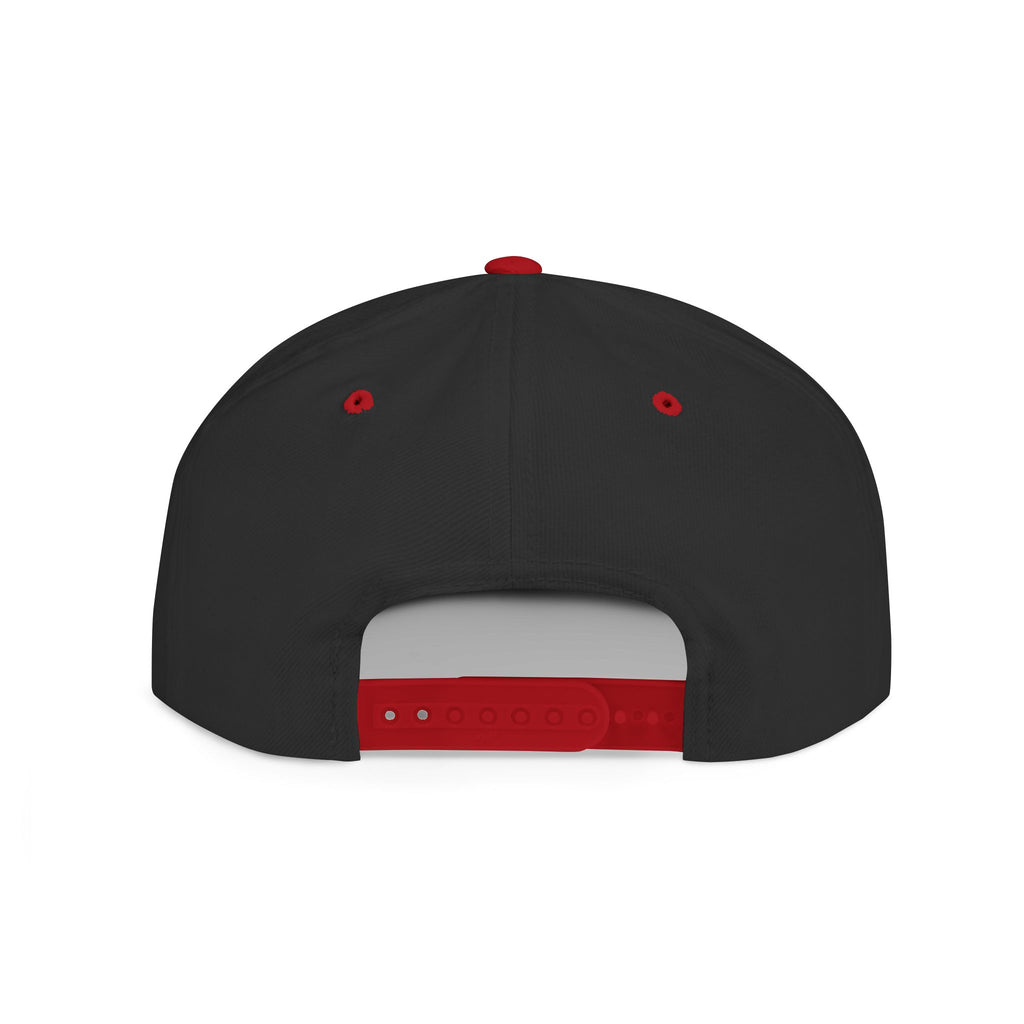 Flat Bill Snapback Hat with BHB logo - Urban Streetwear Cap