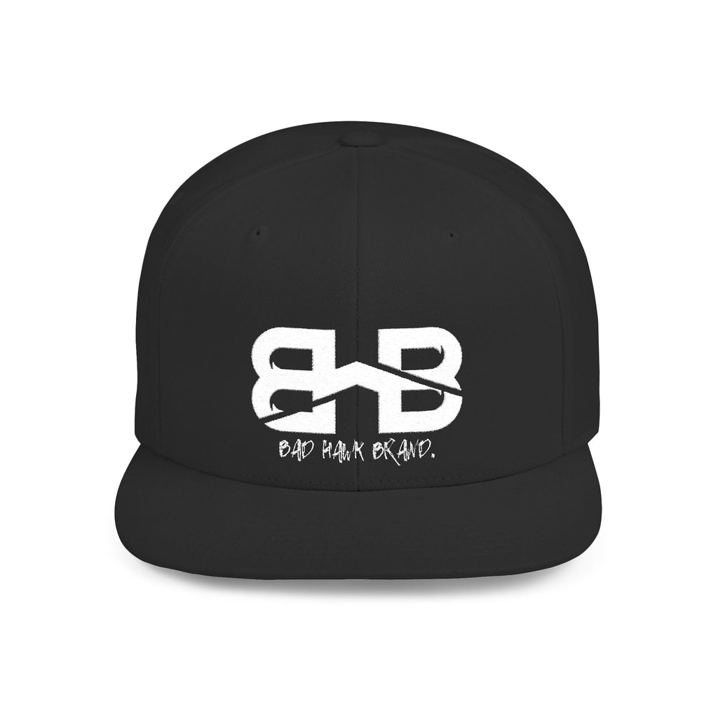 Flat Bill Snapback Hat with BHB logo - Urban Streetwear Cap