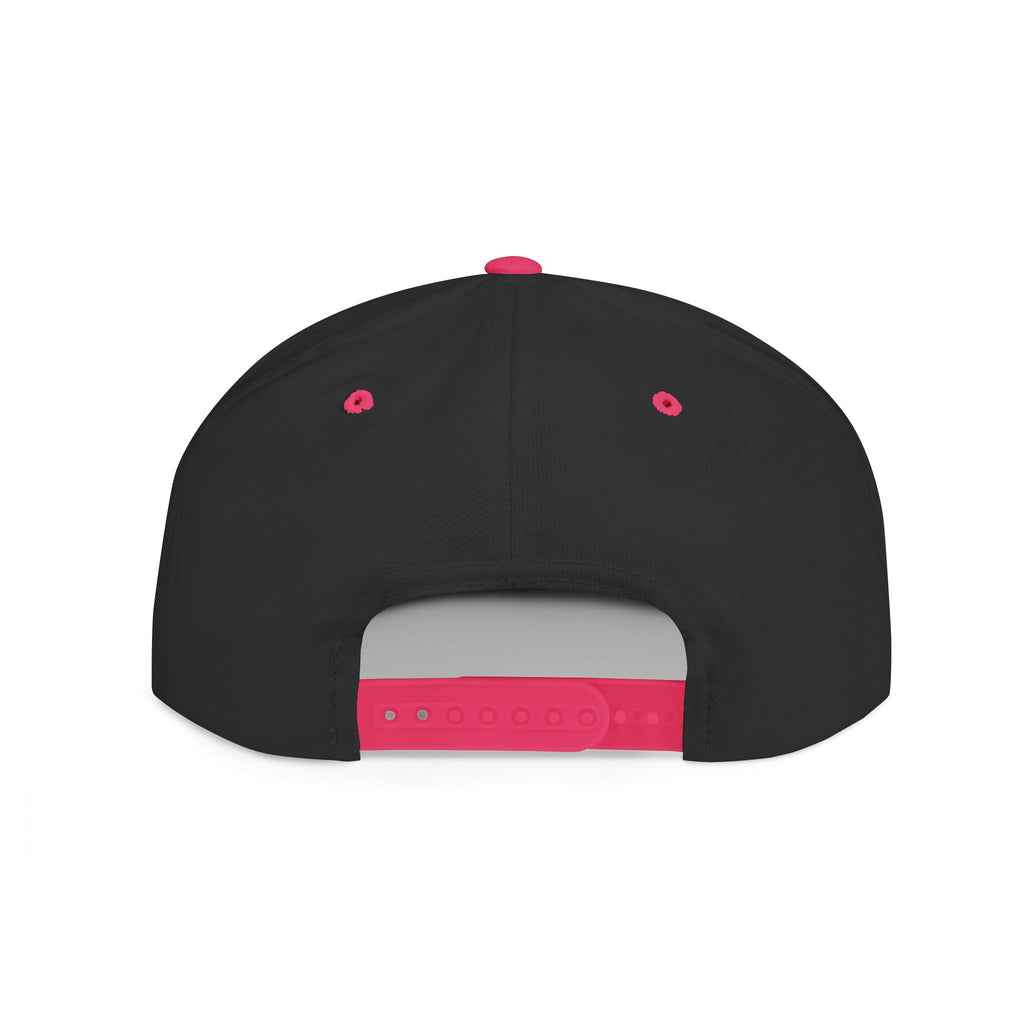 Flat Bill Snapback Hat with BHB logo - Urban Streetwear Cap