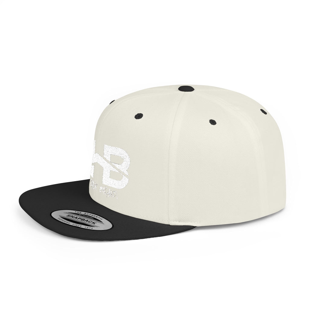 Flat Bill Snapback Hat with BHB logo - Urban Streetwear Cap