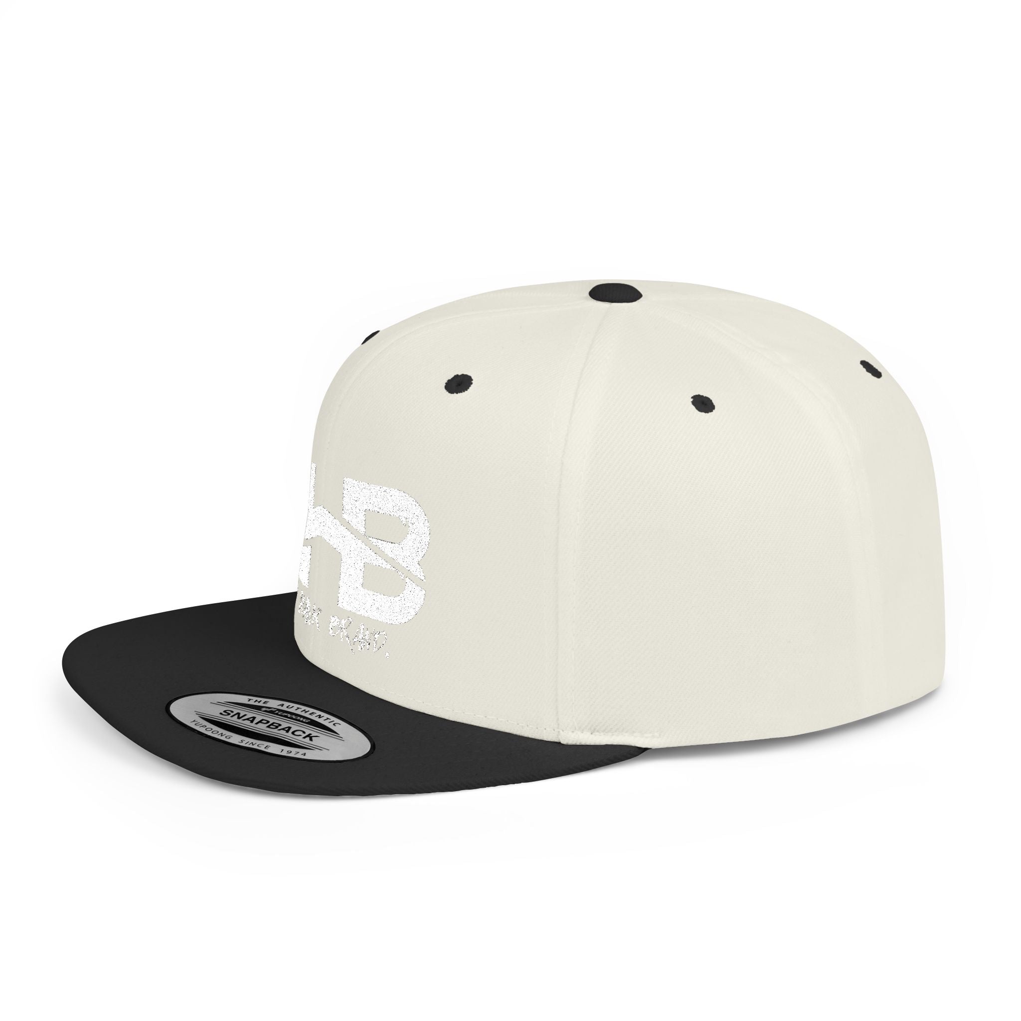 Flat Bill Snapback Hat with BHB logo - Urban Streetwear Cap