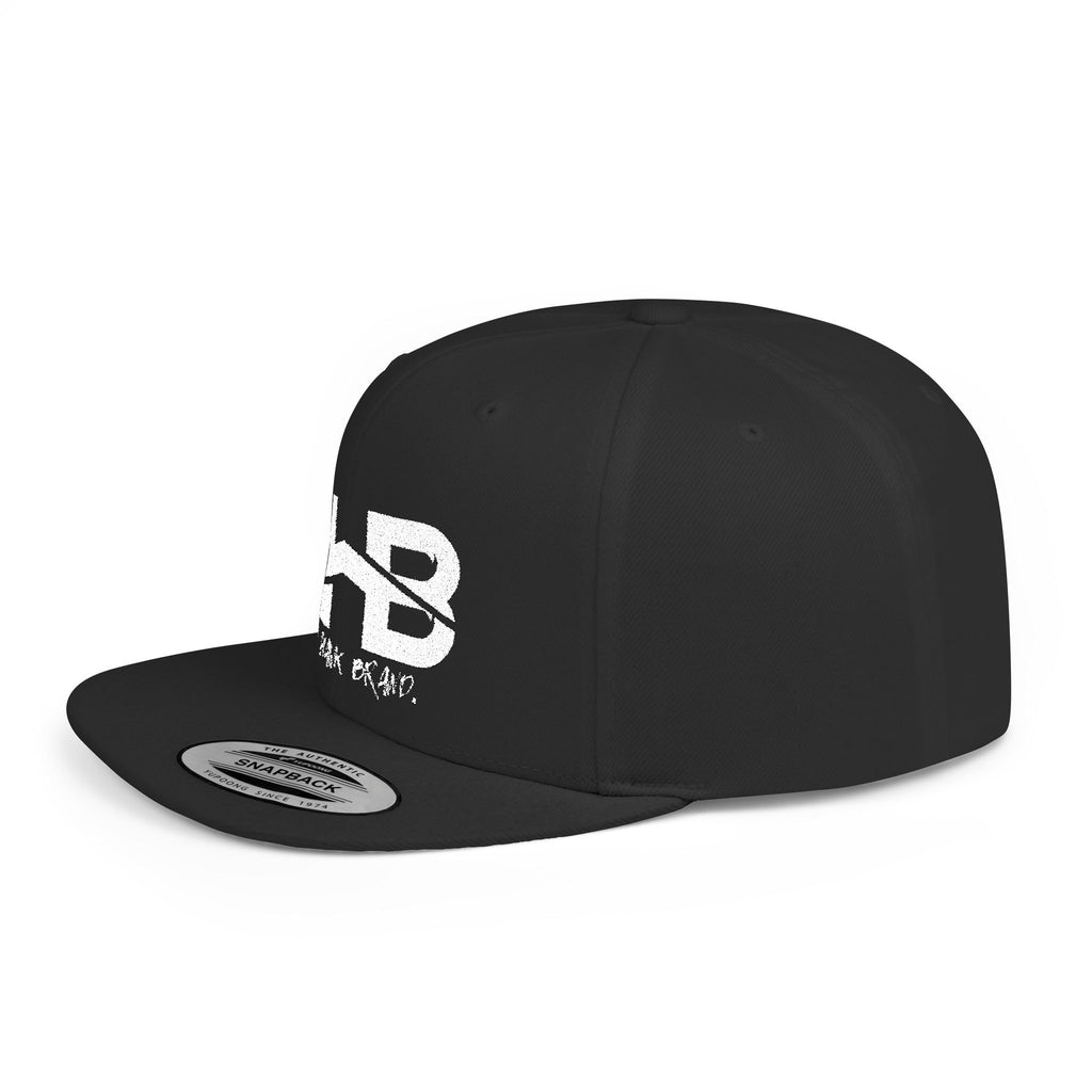 Flat Bill Snapback Hat with BHB logo - Urban Streetwear Cap