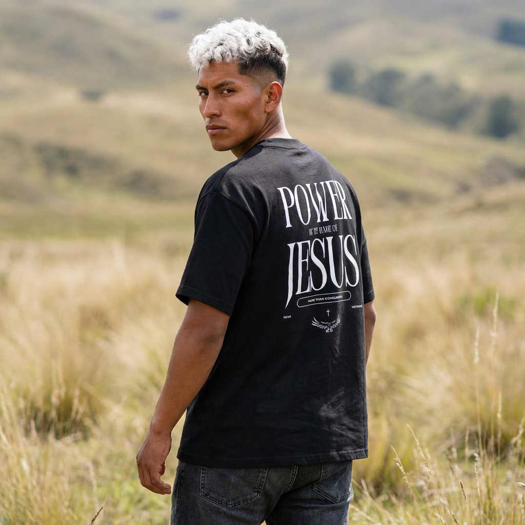 Power of Jesus Oversized Tee