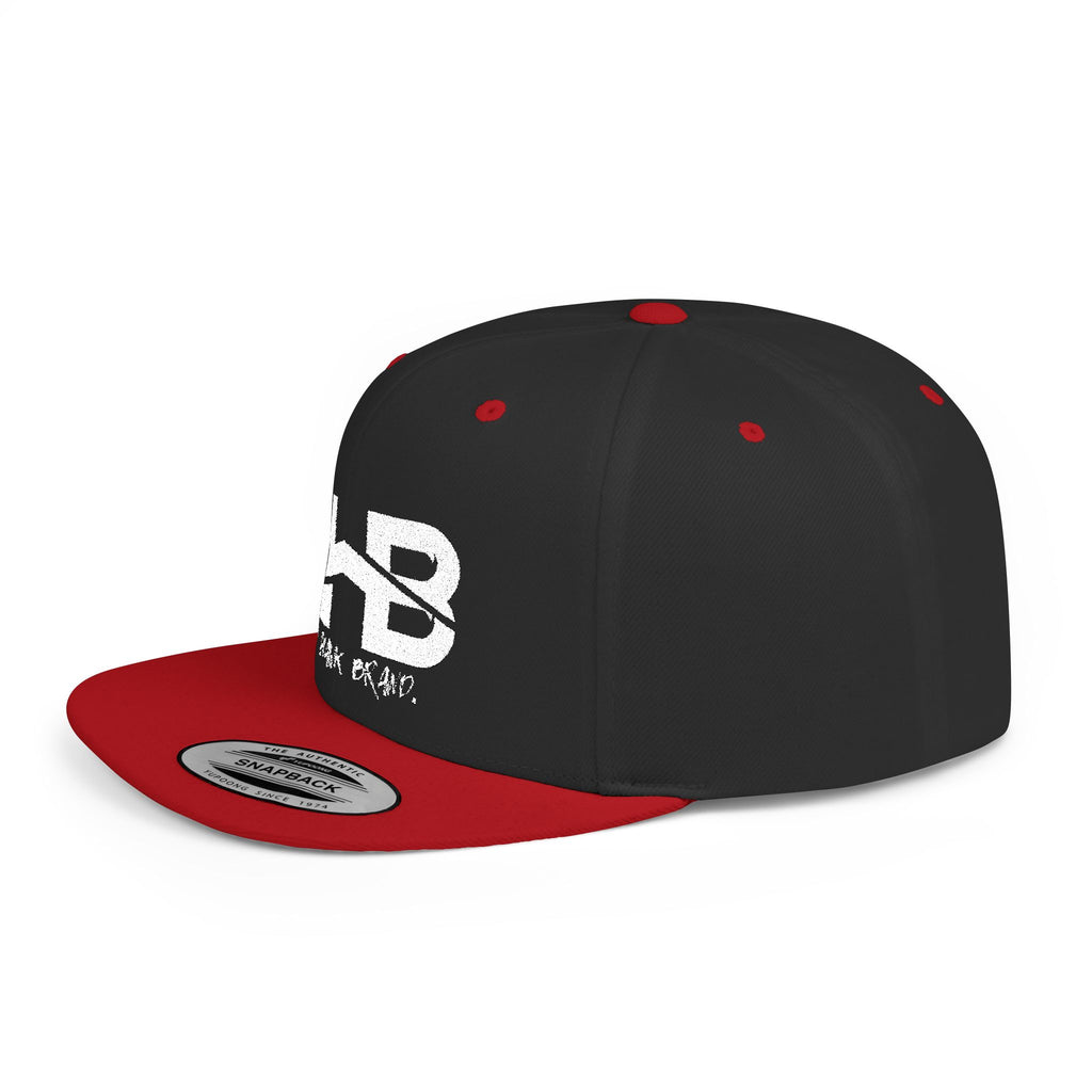 Flat Bill Snapback Hat with BHB logo - Urban Streetwear Cap