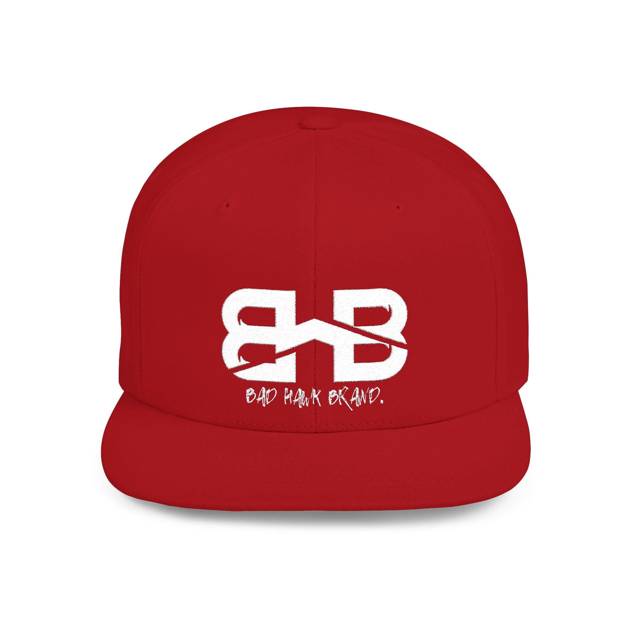 Flat Bill Snapback Hat with BHB logo - Urban Streetwear Cap