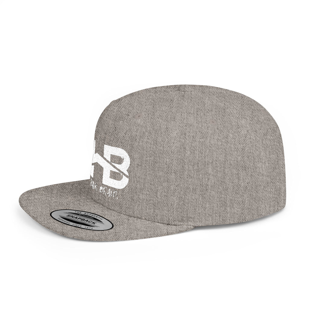 Flat Bill Snapback Hat with BHB logo - Urban Streetwear Cap