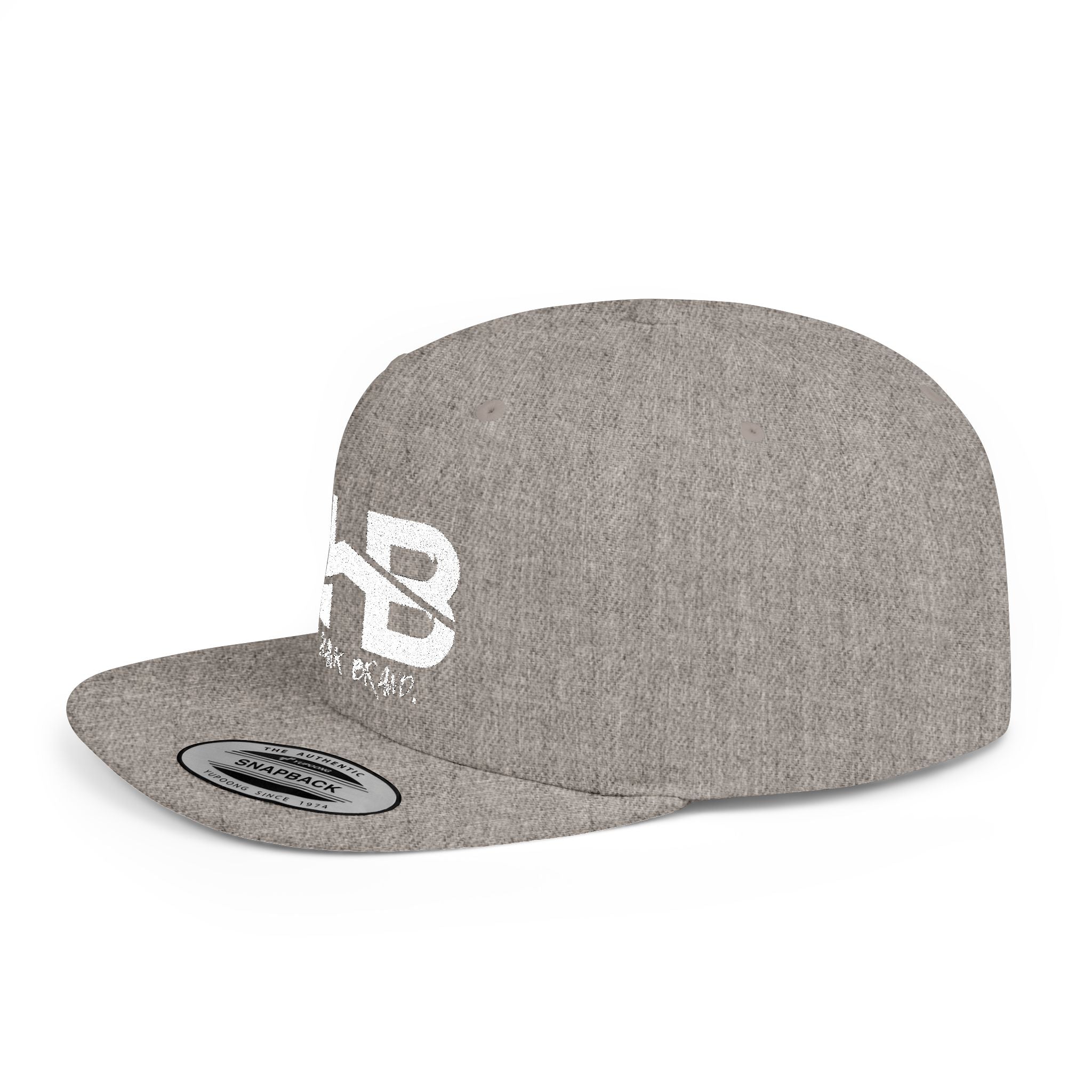 Flat Bill Snapback Hat with BHB logo - Urban Streetwear Cap