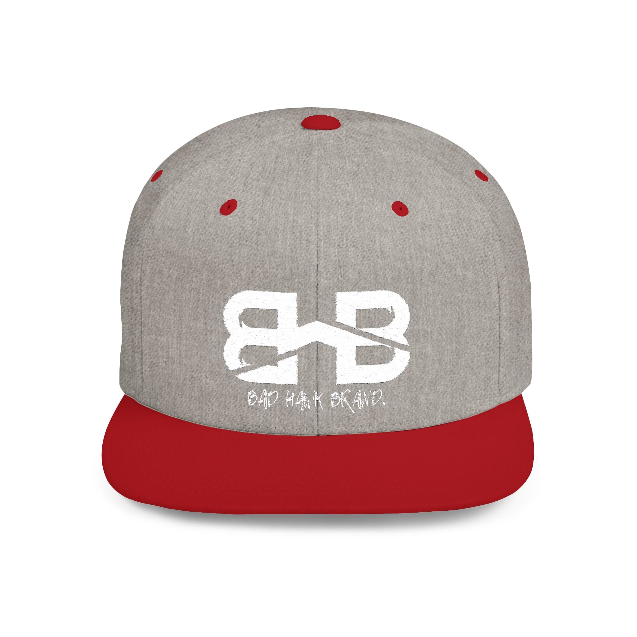 Flat Bill Snapback Hat with BHB logo - Urban Streetwear Cap