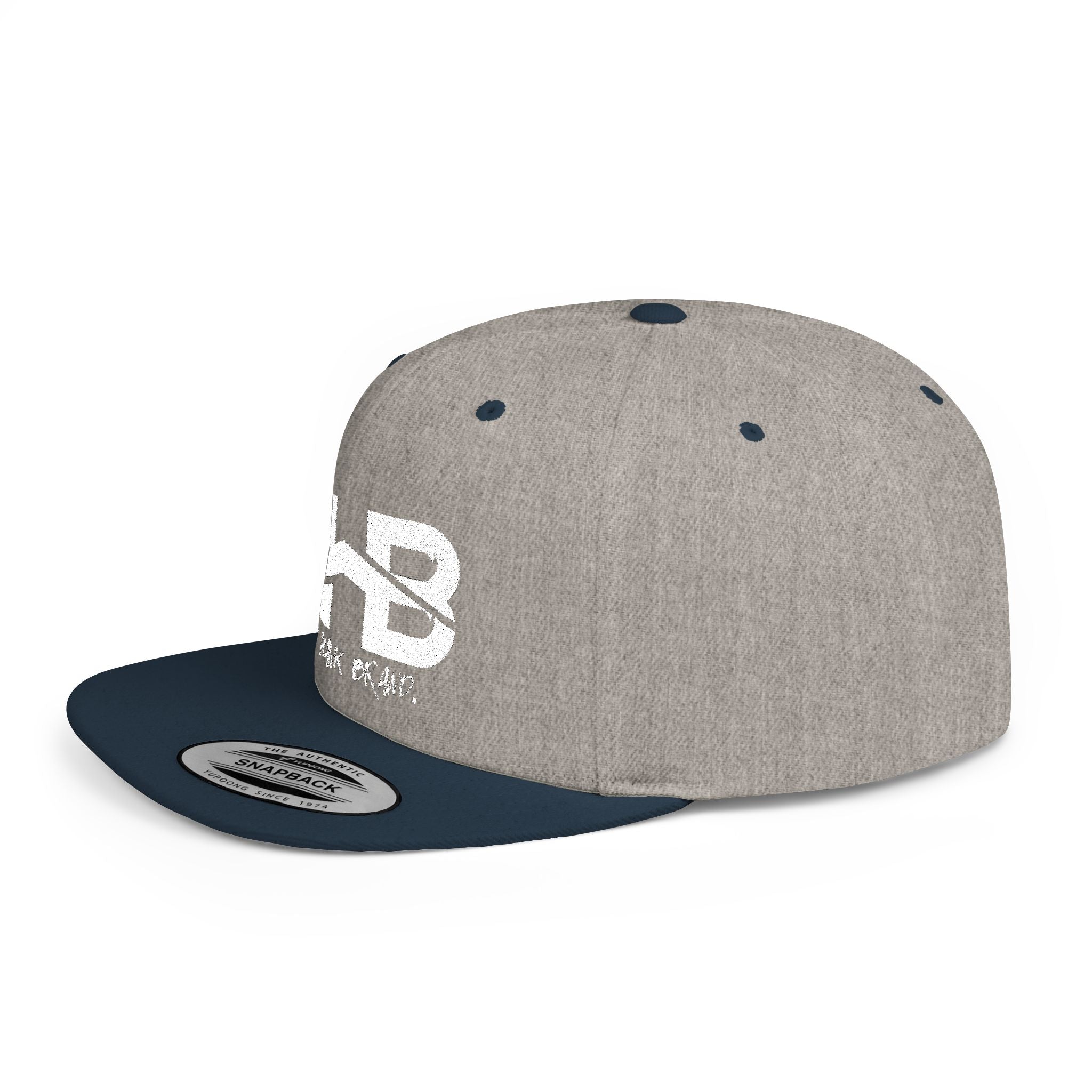 Flat Bill Snapback Hat with BHB logo - Urban Streetwear Cap