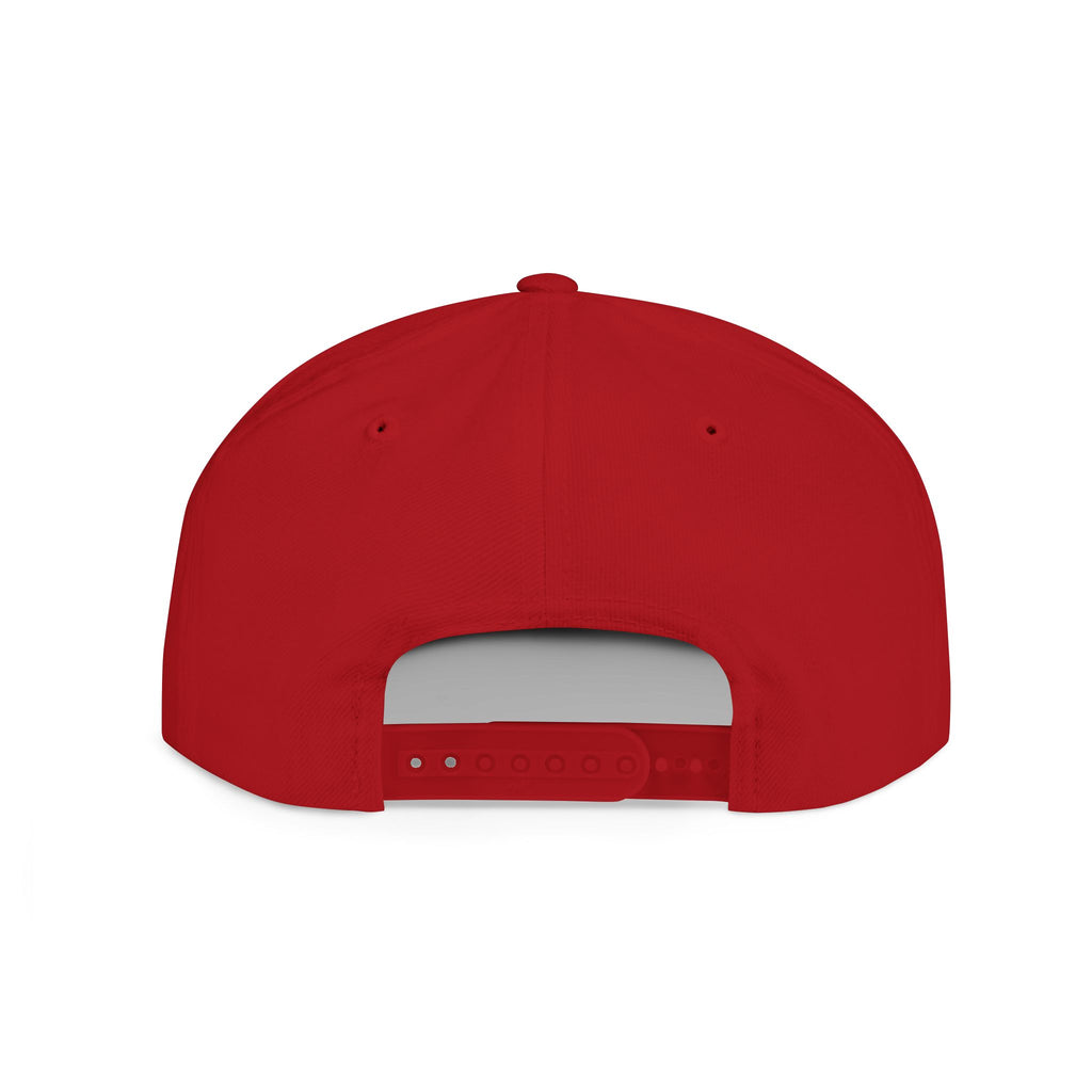 Flat Bill Snapback Hat with BHB logo - Urban Streetwear Cap