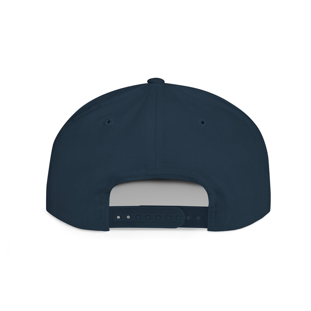Flat Bill Snapback Hat with BHB logo - Urban Streetwear Cap