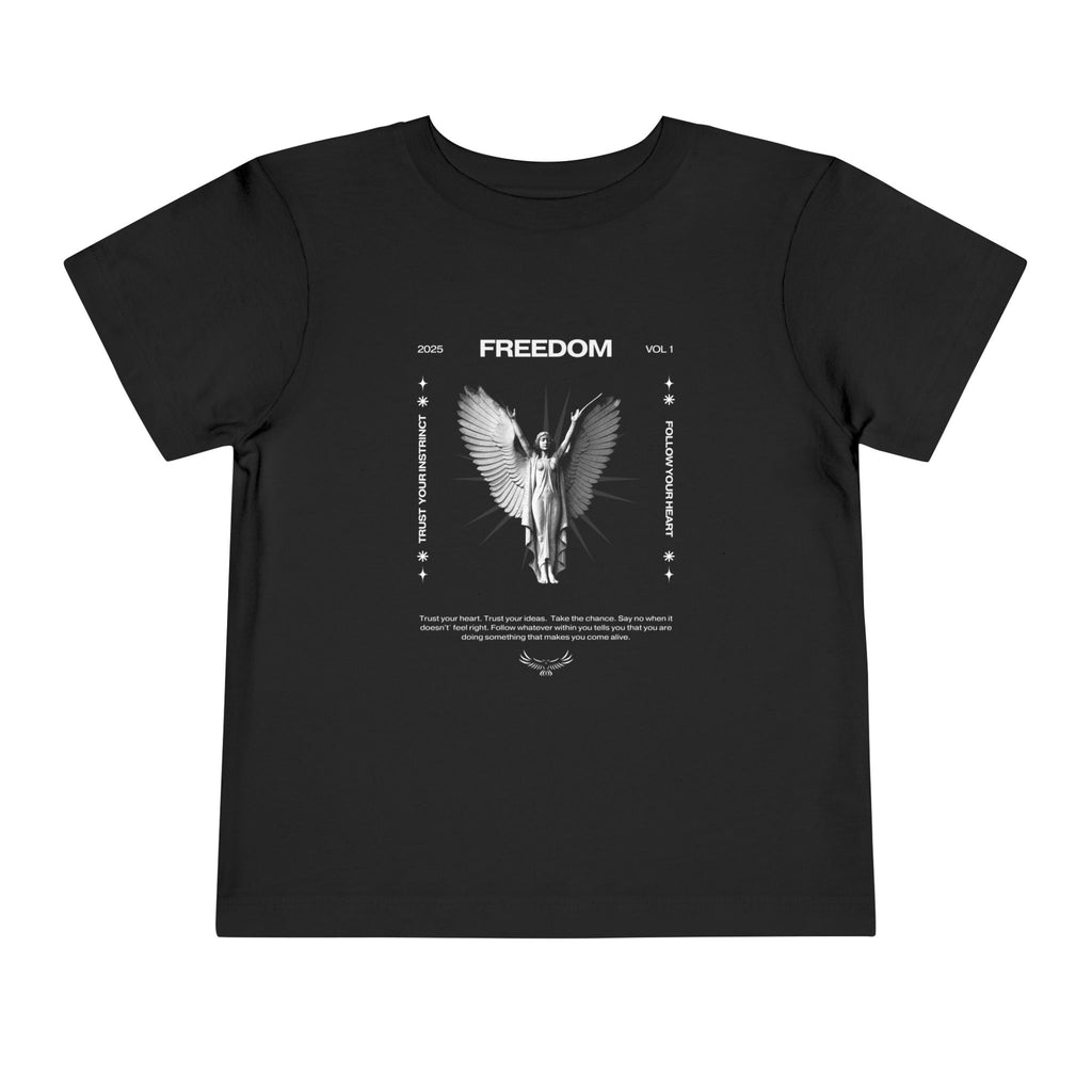 Toddler Tee - 'Freedom' Angel Wings Graphic